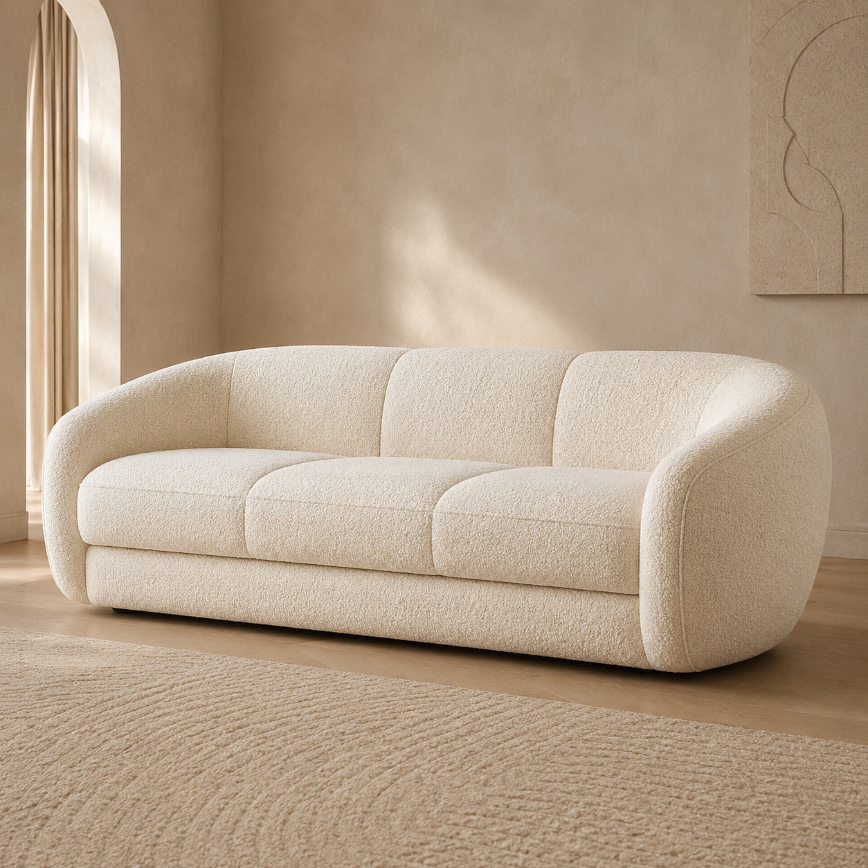 Patchvitafit™ CloudArc Bouclé Sofa